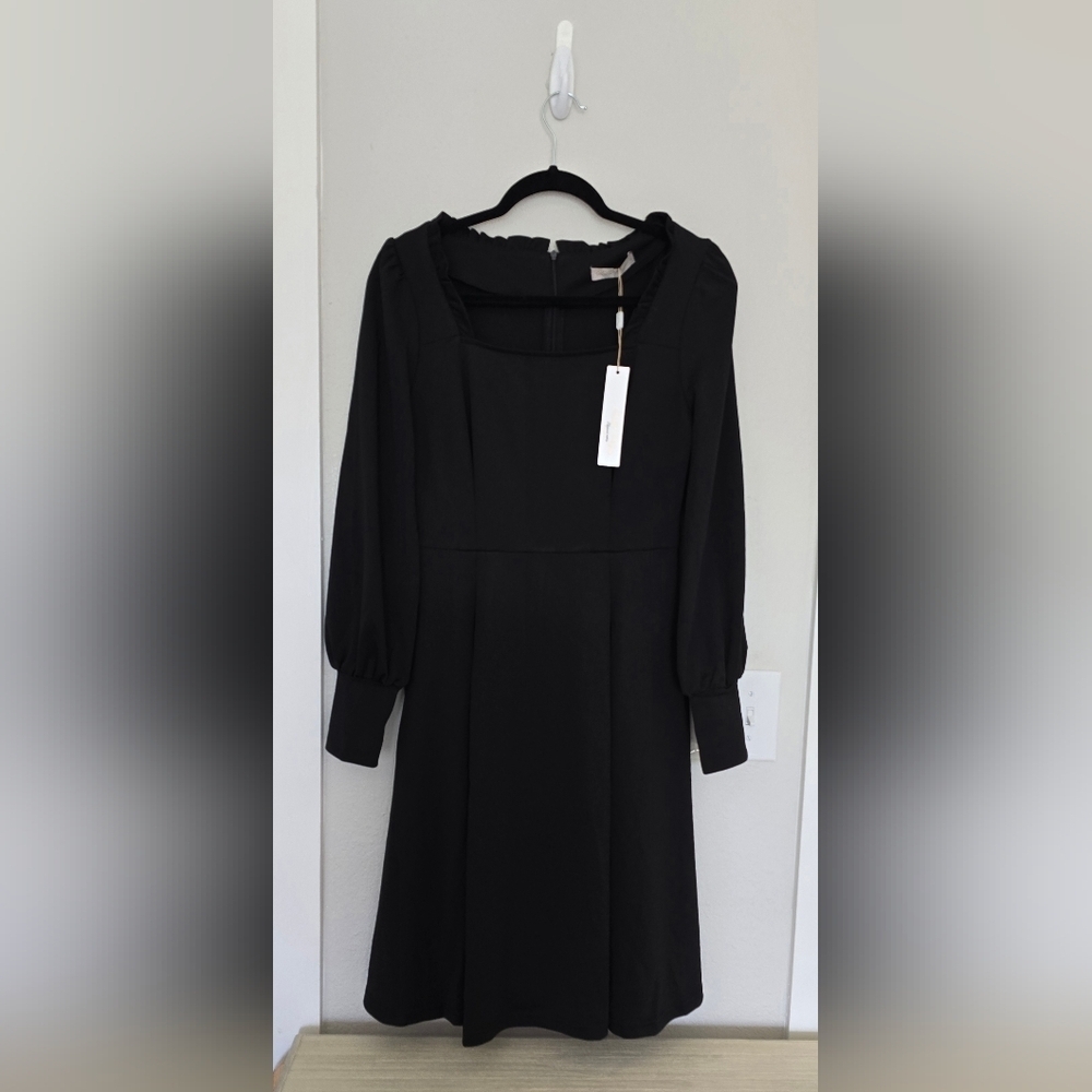 NWT Belle Poque Midi Dress Black Size M